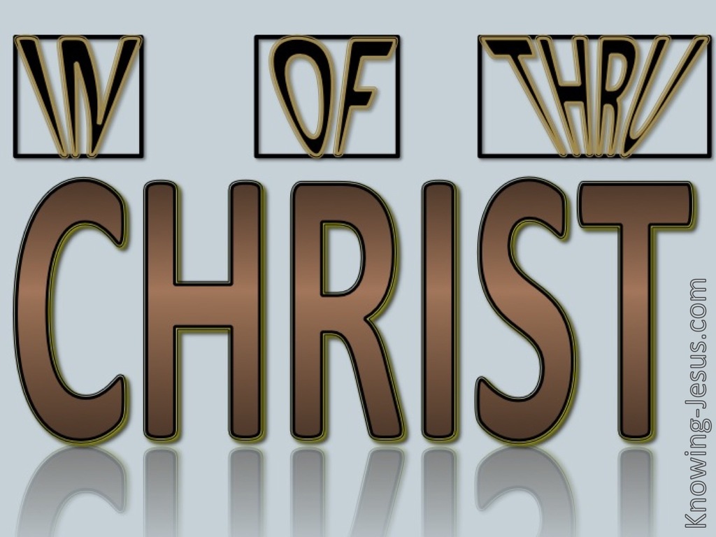 In Of And Thru Christ (devotional)11-12 (brown)